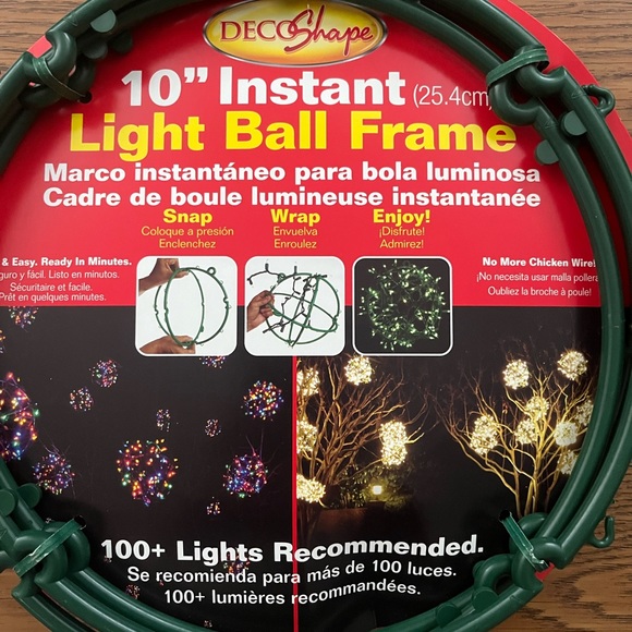 Light Globe Ball - Light Up Any Special Occasion - 15 Inch Ball By DecoShape - Picture 1 of 2